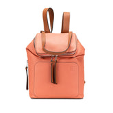 ロエベ アナグラム ゴヤ スモール リュック バックパック ピンク カーフレザー レディース LOEWE 【中古】